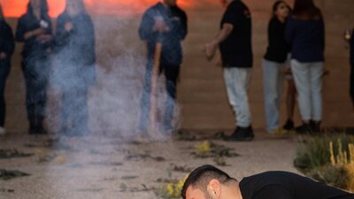 Richard Allan smoking ceremony